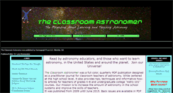 Desktop Screenshot of classroomastronomer.com